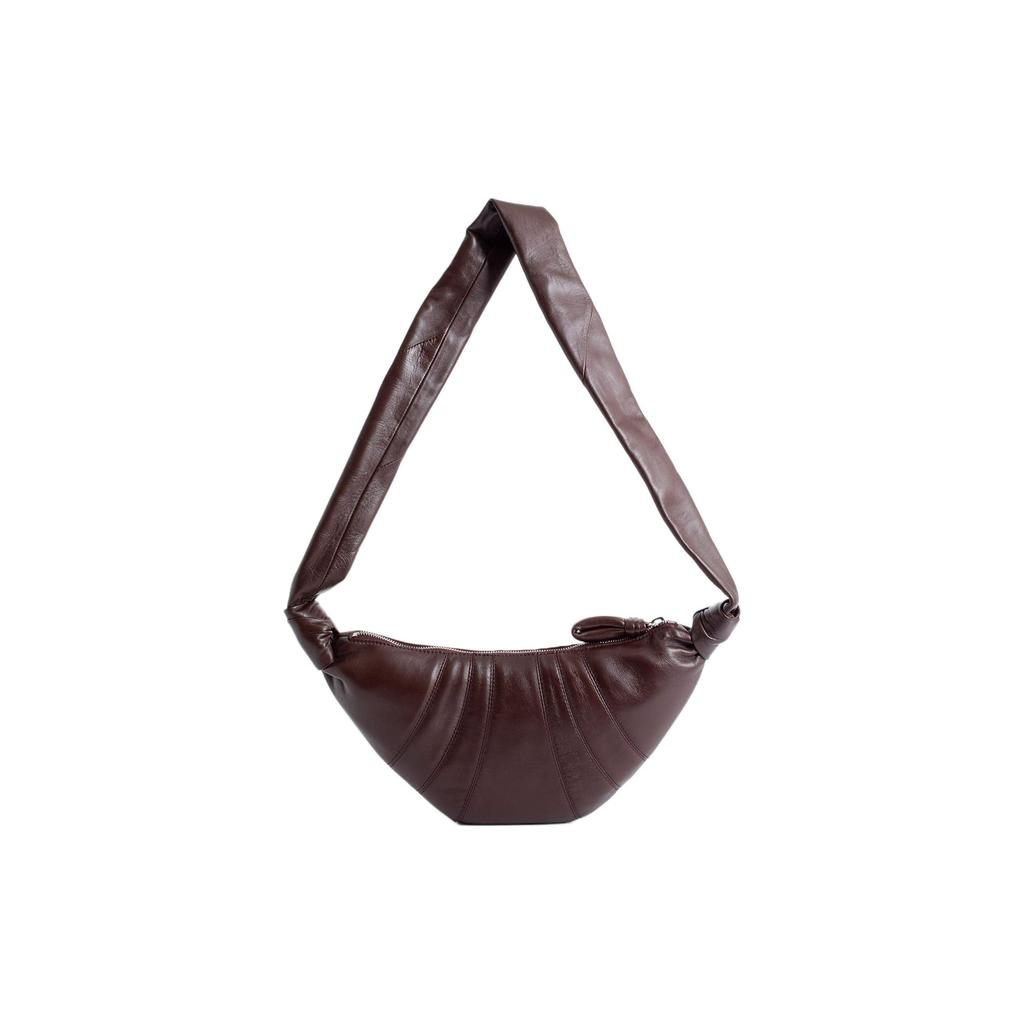 Lemaire Croissant Sheepskin Croissant Shoulder Bag Women's Roasted Peach & Beige BG0003-LL095-503