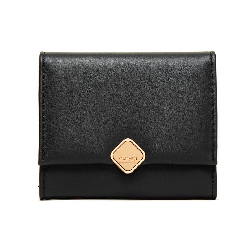 Кошелек женский короткий стиль маленький свежий аппаратная пряжка простой и персонализированный короткий кошелек