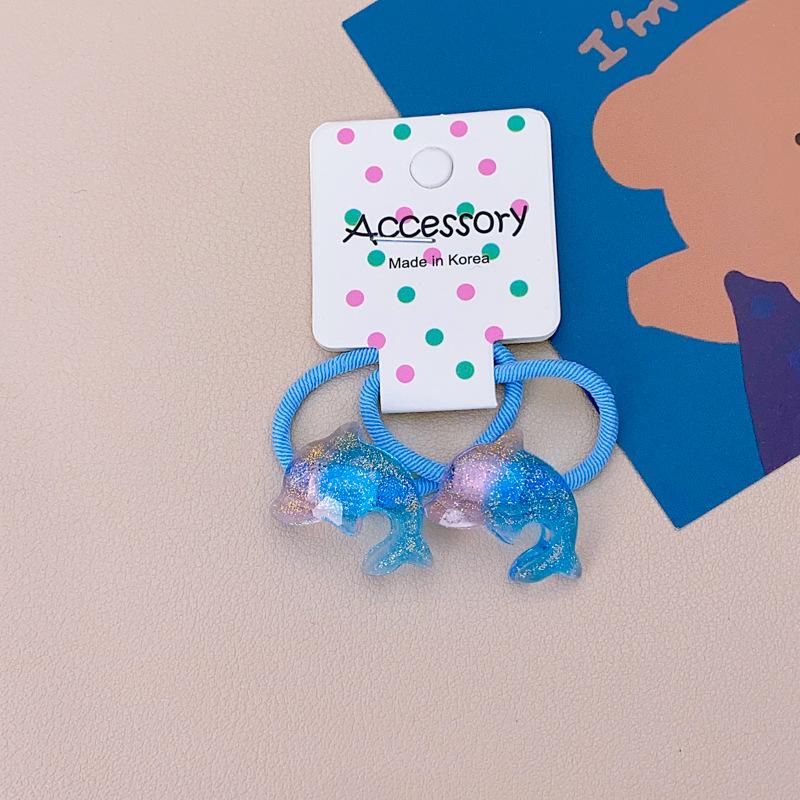 Kids Sequins Floral Elastic Hair Bands Rubber Band Hair Tie Princess Kawaii Hair Rope Headwear Girls Children Hair Accessories