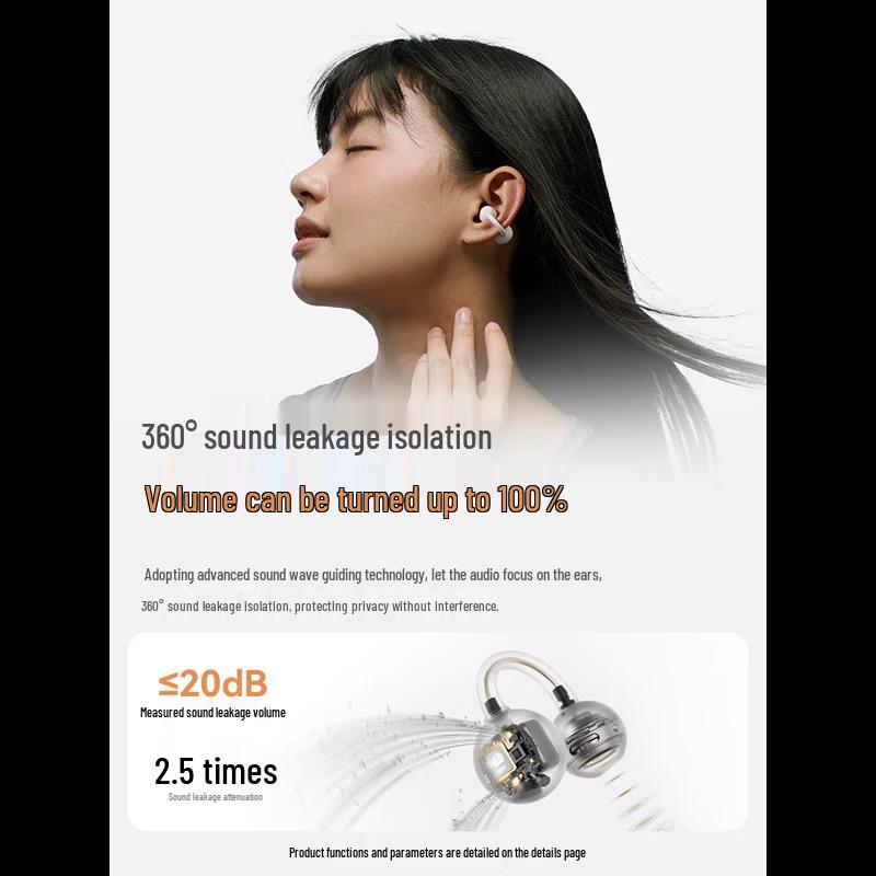 Bluetooth-гарнитура SANAG F20S Pro с клипсой для уха