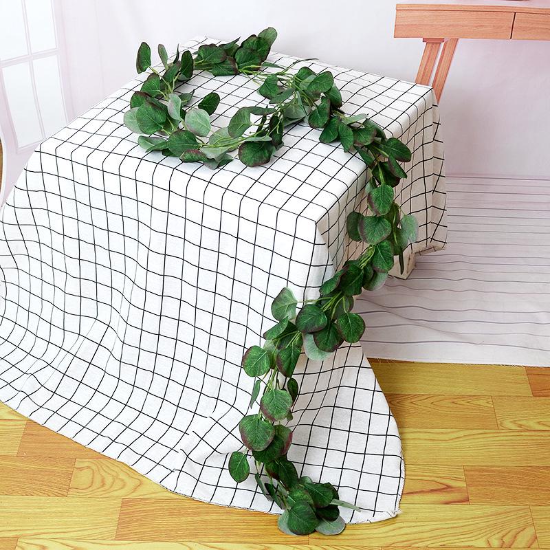 Artificial Eucalyptus Vine with Round Leaves for Home and Wedding Decoration