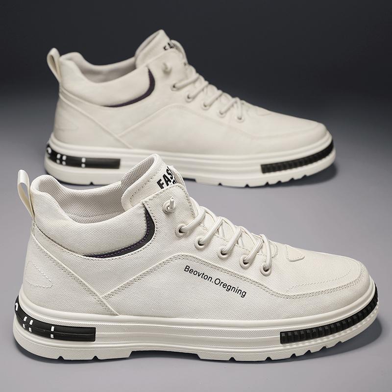 Весна Осень 2024 Мужская рабочая обувь Дизайнерская повседневная обувь на платформе для мужчин Кроссовки Люксовые бренды Короткие ботильоны для мужчин