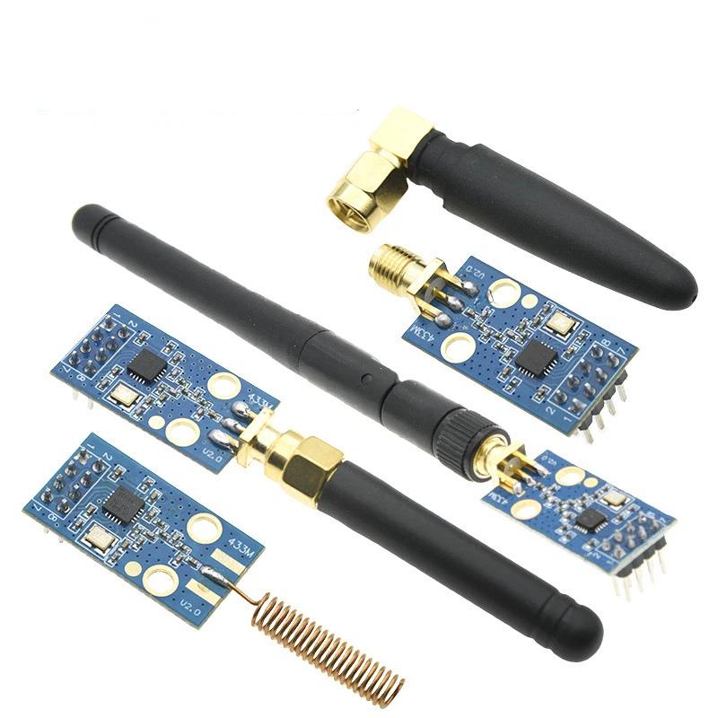 CC1101 433MHz Wireless Transceiver Module Anti-interference with SMA Antenna for Smart Agriculture Monitoring Devices