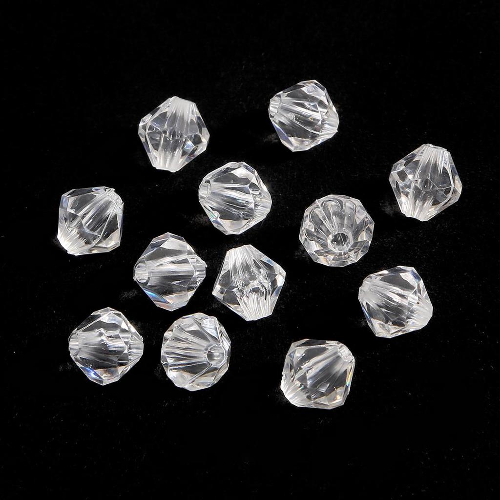 4-10 мм австрийские граненые двухконусные хрустальные акриловые свободные бусины-разделители DIY Изготовление ювелирных изделий