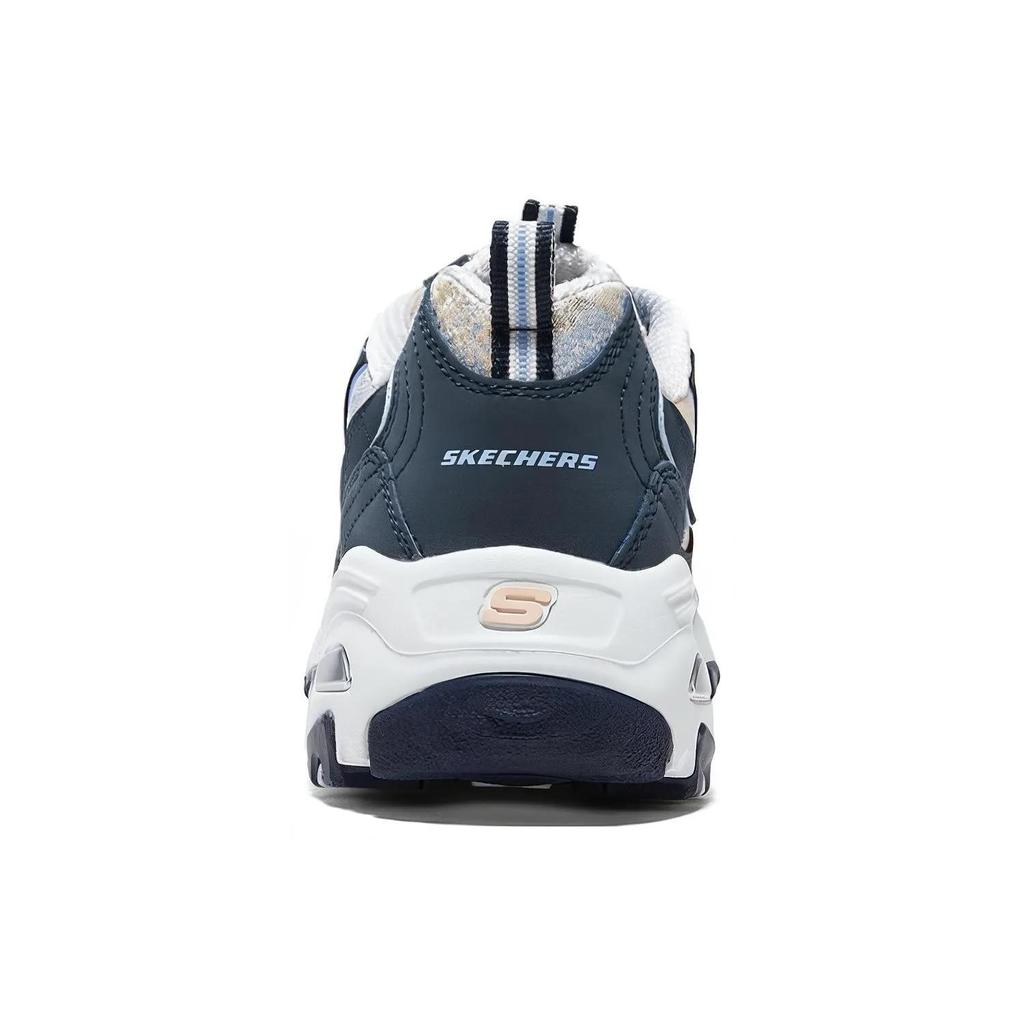 Skechers DLITES Height Increasing Low top Chunky Sneakers Women's Marine Blue (Unisex) Chunky Sneakers 149793 NVMT