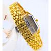 Luxury Square Women Quartz Watch Stainless Steel Bracelet Wristwatch Minimalist Ladies Dress Clock Relogio Feminino