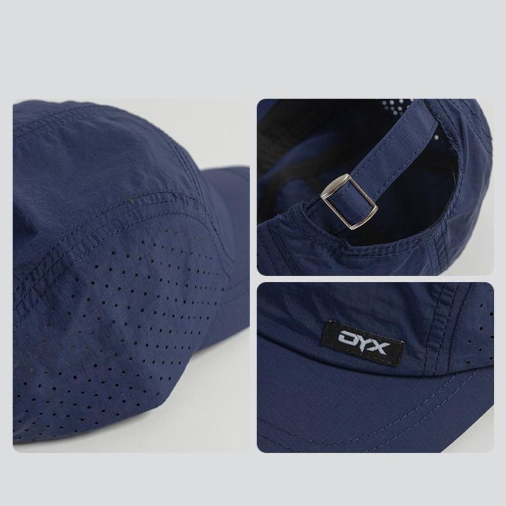 Ultra-thin Mens Mesh Hat Sunshade Quick-drying Dad Hat Fashion Short Brim Baseball Cap Summer