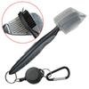 Portable Golf Accessories Double Sided Golf Club Brush Clip To Bag Groove Cleaner Cleaning Tool
