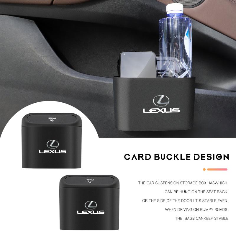 Trash Can Car Door Storage Barrel Auto Interior Accessories For Lexus UX IS200 RX RX450h IS250 NX300h ES300h UX250h IS460 RX300