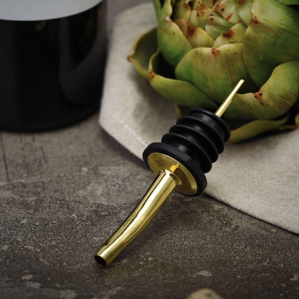 1/3PCS Spirit Dispenser Free Flow Spout Stopper Bottle Cap Wine Pourer Stainless Steel