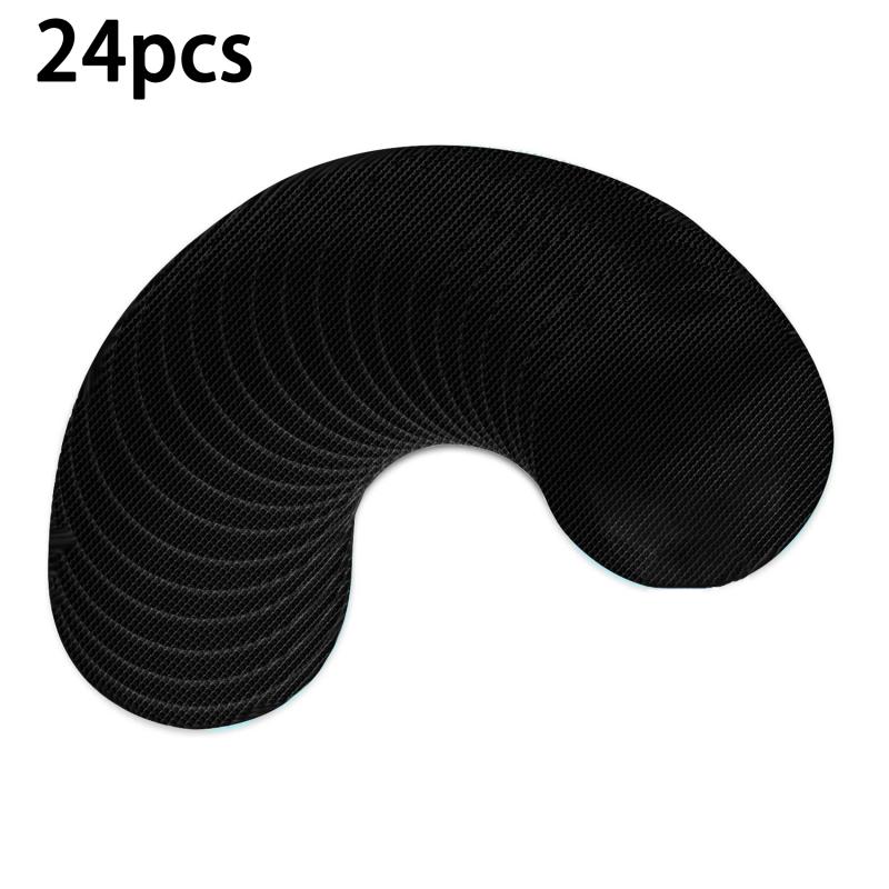 24 шт., 8 см, противоскользящие наклейки, наклейка для ванны, душа, клейкая наклейка для ванной, ступни для ванны, наклейки, пол, круглая форма, противоскользящая наклейка