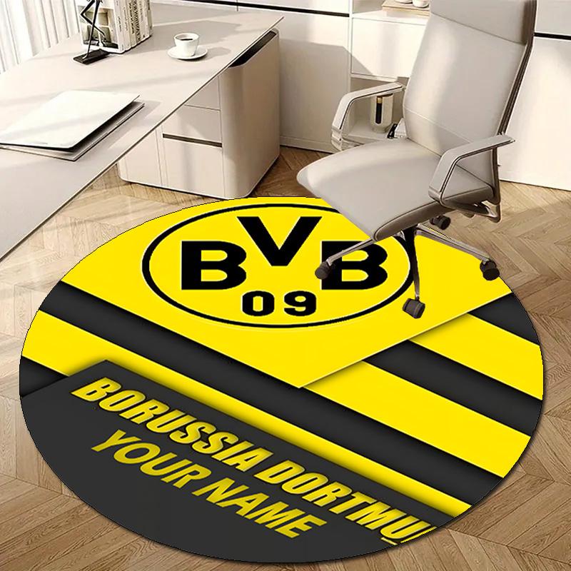 Personalized B-BVB Round Chair Office Rug - Perfect for Mat, Office Chair & More - Ideal Gift for Birthdays and Holidays