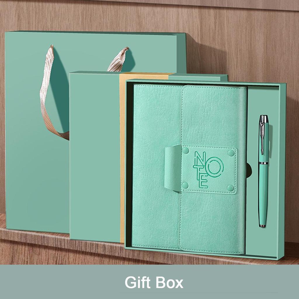 A5 Leather Student Subject Notebook, Thick Diary, Buckle Work Notebook, Business Meeting Record Book, Excerpt Book, Lined Pages, Travel Diary