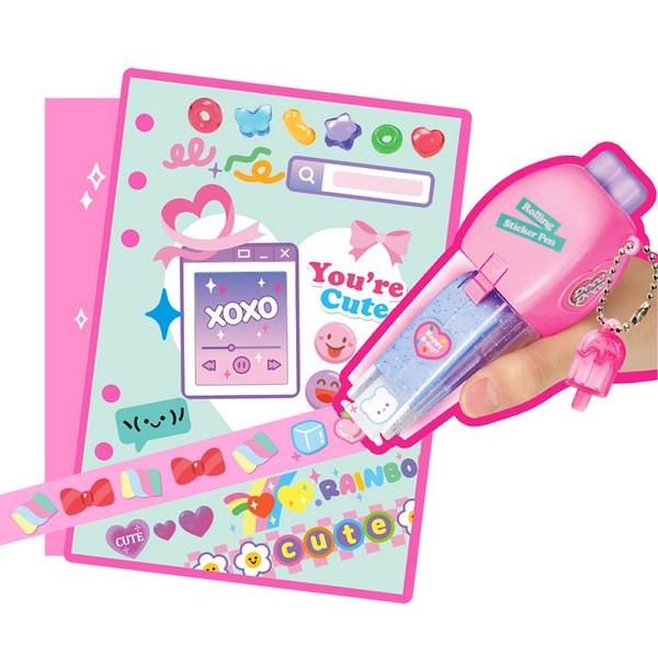 Deco Deco Rolling Stick Pen, набор конфет из хлопка, разные цвета, популярные игрушки для корейских детей