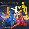 Магнитный подвижный 3D-робот-конструктор для детей.