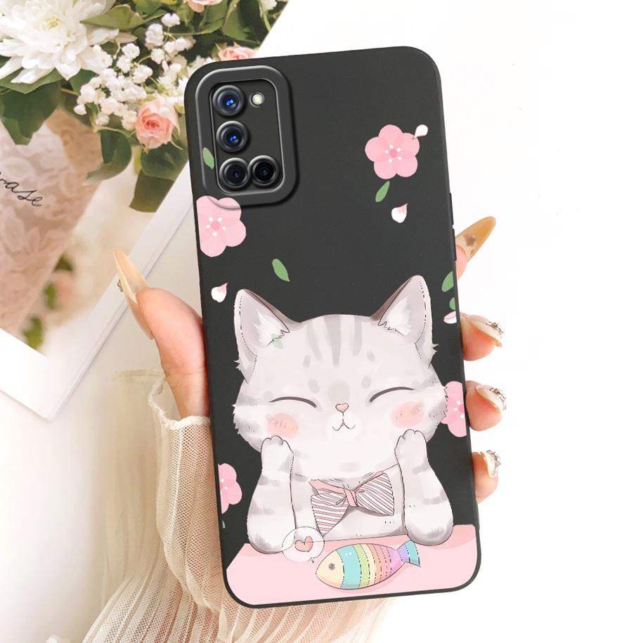 Case For OPPO A52 Cover CPH2061 CPH2069 Cute Cartoon Rabbit Cats Soft Silicone Shockproof Bumper For OPPO A72 A92 CPH2067 Shells