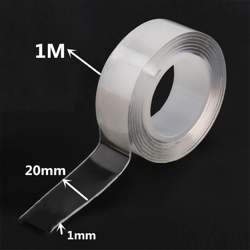 1/2/3/5m Transparent Nano Tape Powerful Adhesive Nano Tape Strong Double-sided Tape Waterproof For Bathroom Kitchen Super Glue