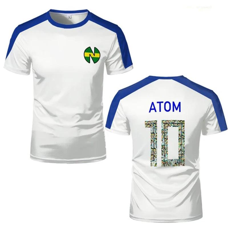 Спортивные футболки для мужчин Джерси аниме Капитан Цубаса Косплей Кастомные топы Свободные Мужские и женские Быстросохнущая спортивная одежда Детские футболки