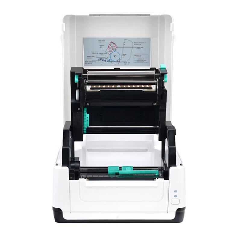 Термотрансферный принтер этикеток со штрих-кодами Xprinter XP-T451B, китайская вилка (адаптер в комплекте)