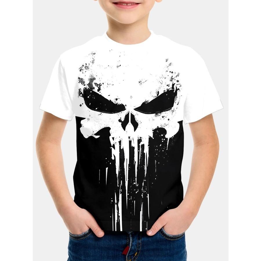 Детская мода летняя принтованная 3D футболка для мальчиков футболки повседневные с коротким рукавом O-образный вырез топы для девочек