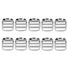 10pcs 1 Inch Metal Adjustable Release Buckle Strong Heavy Shinning Alloy Ladder Lock for DIY Bags