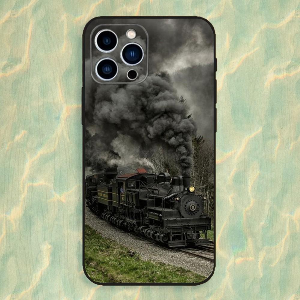 Чехол для телефона "Паровоз Классический Пар" для iPhone 16,15,14,13,12,11 Plus,Pro Max,XS,X,XR,SE,Mini,8,7, Мягкий Силиконовый Черный Чехол