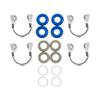 4 Sets CM529229A Auto Fuel Injectors Seals Repair Kit for Ford Escape 2013-2016 Fiesta 14-17 Fusion 13-14 Transit Connect 14-16