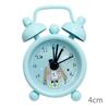 School gifts cartoon metal mini alarm clock, cute small alarm clock for children and students can be added