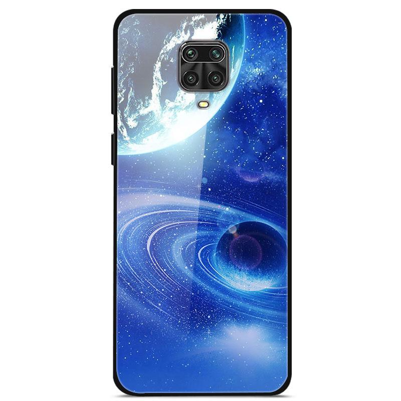 Закаленное Стекло Чехол Для Xiaomi Redmi Note 9S Чехол Мягкий Бампер Жесткий Стеклянный Чехол Для Xiaomi Redmi Note 9 S 9S Pro Max Чехол Для Телефона