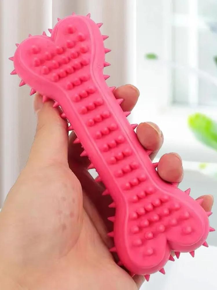 1 шт. жевательная игрушка для домашних животных, мягкая резиновая, устойчивая к укусам, в форме кости, жевательные игрушки для маленьких собак, дрессировочные принадлежности для домашних животных