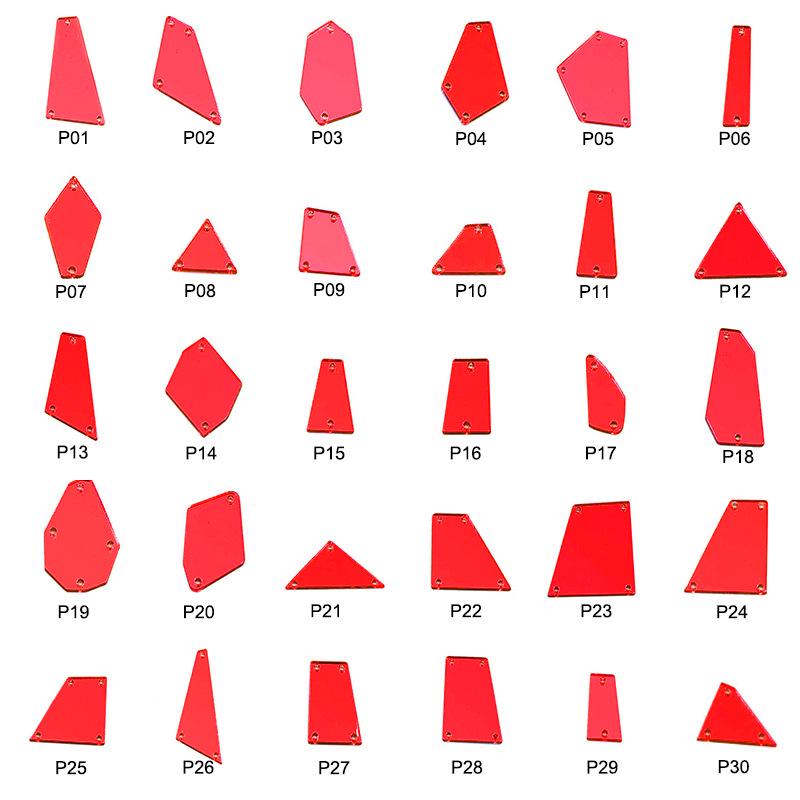 Акриловая ручная шовная дрель, зеркало специальной формы с плоским дном, сделай сам, украшение одежды, ювелирные изделия, зеркальные аксессуары, шовная дрель