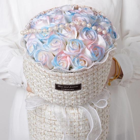 Уникальный искусственный цветок розы Яркий цвет Тонкая текстура Создает атмосферу