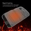 Gray Heated Back Wrap 30-50°C USB Back Heating Pad Electric Back Heating Pad  Back Pain Relief