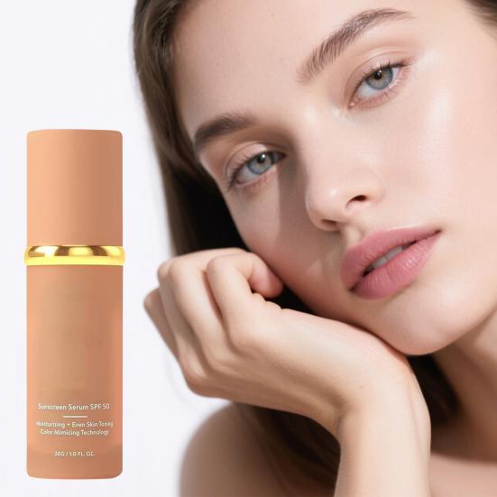 30G 4-In-1 Color Changing Foundation Lightweight SPF 50+ Hydrating Full Coverage Concealer Waterproof Long Lasting Liquid Foundations for All Skin