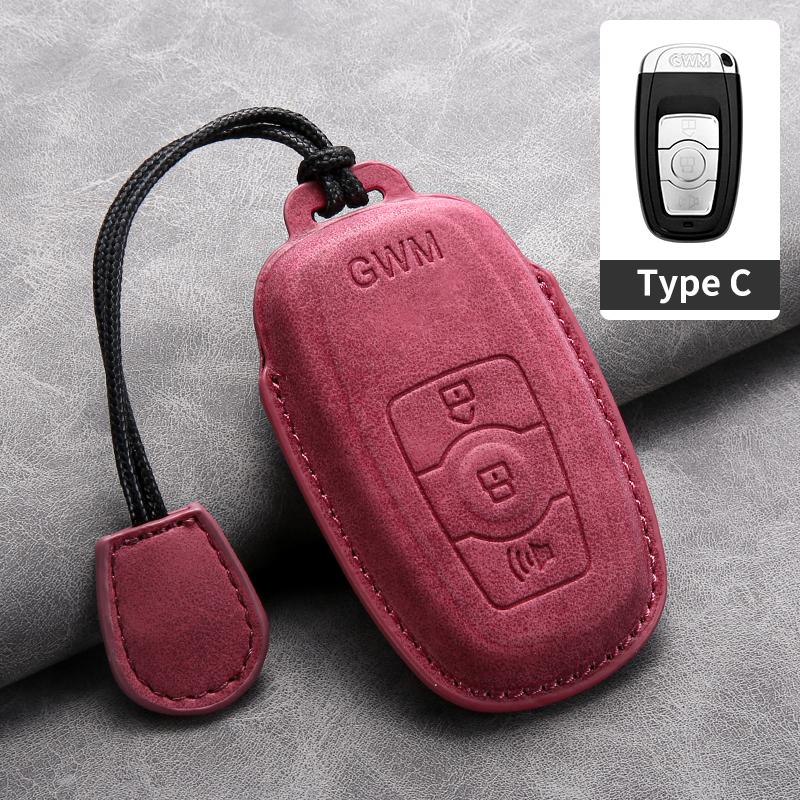 For Haval To Genesis Car Smart Key Case Cover Key Pack Remote Protection Sleeve Buckle Rope Special Accessories Multi Styles