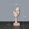 Европейские смоляные абстрактные статуэтки-маски, миниатюрные коллекционные фигурки для украшения дома, офиса, кабинета, рабочего стола, сувениры