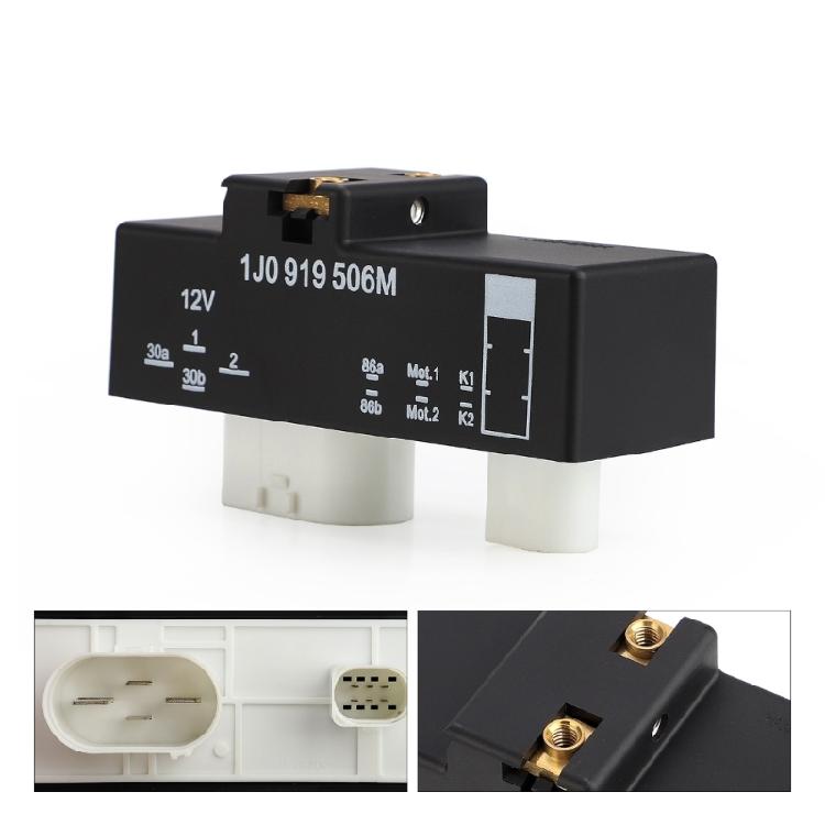 1J0919506M Реле переключателя управления вентилятором охлаждения для модулей управления радиатором Golf
