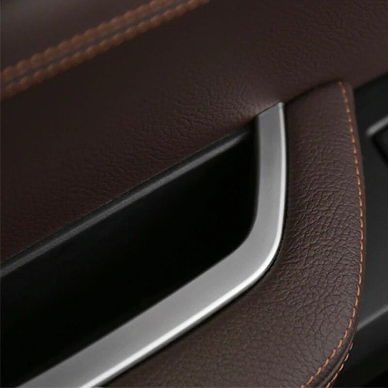 Для BMW X3 F25 X4 F26 2011-16 Интерьер автомобиля Подлокотник двери водителя Ящик для хранения Рамка Накладка Наклейка Украшение Автоаксессуары