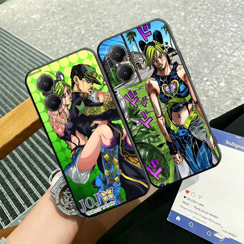 Мягкий чехол для телефона JoJo's Bizarre Adventure Jolyne Cujoh для Xiaomi Poco X5 X6 X7 X8 Pro Max X3 F7 F8 Ultra M8 M7 M6 M5 Redmi 15 15C 14C 13C