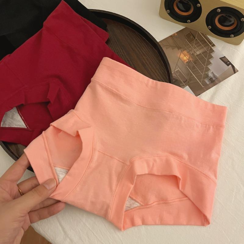 Трусы средней талии, нижнее белье из чистого хлопка больших размеров для женщин, удобные трусики-треугольники из хлопка с промежностью