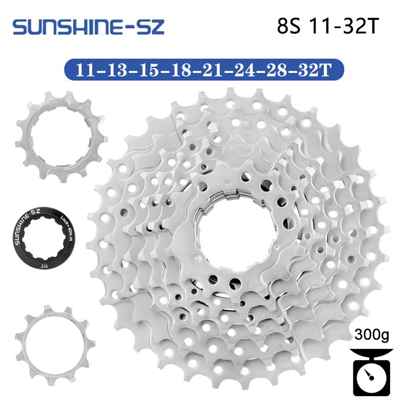 SUNSHINE шоссейный велосипед кассета 12 В 11 В 10 В 9 В 8 В звездочка 12 11 10 9 8 скоростей велосипедная трещотка свободного хода HG взаимосвязь