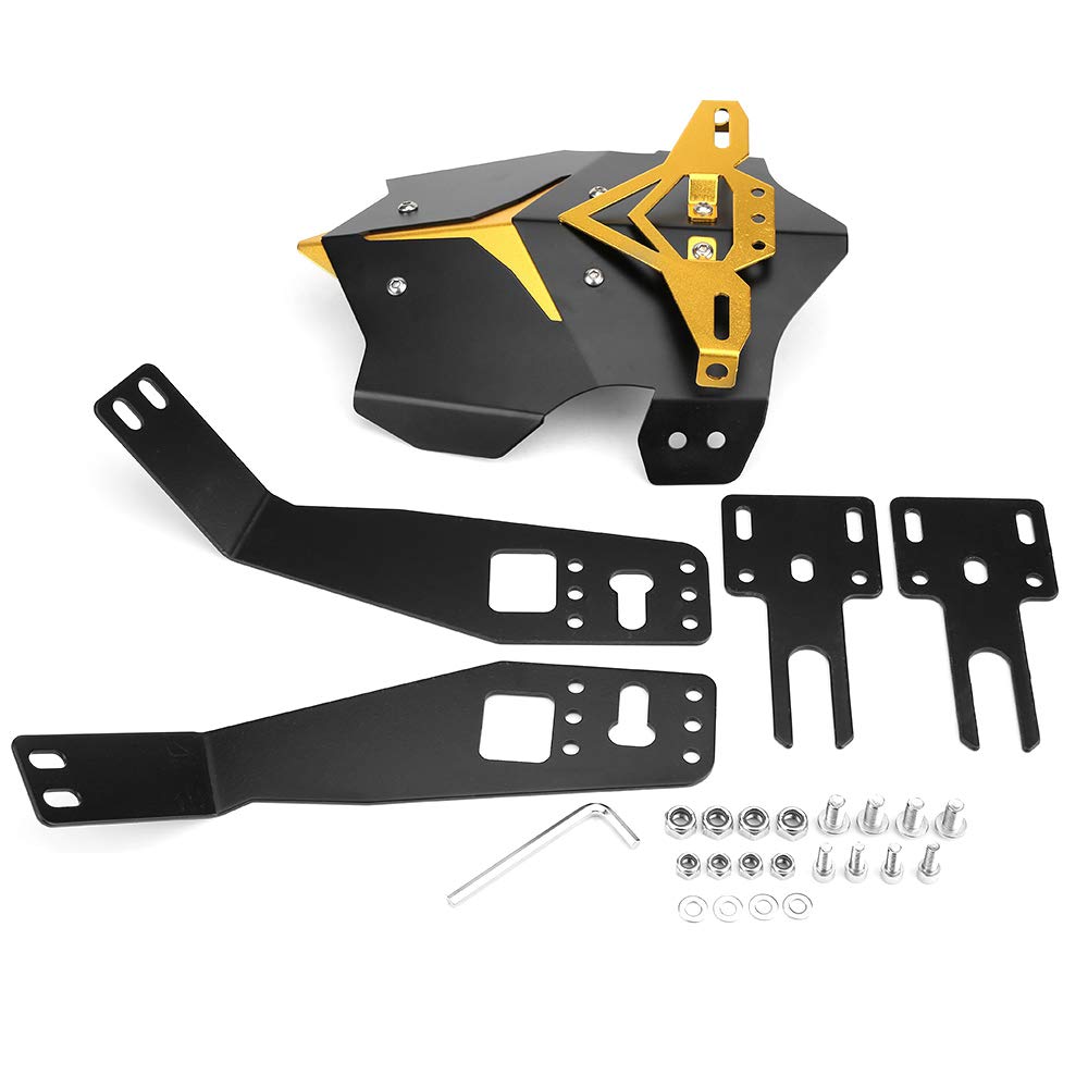 YUANYE Yamaha MT03 MT07 MT09 R3 Yamaha Motorcycle CNC Aluminum Mudguard Мотоциклетные детали для модификации Мотоциклетный задний брызговик Крышка заднего крыла