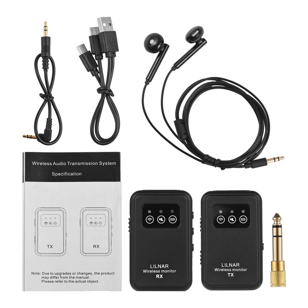 2.4G Беспроводная система внутриушного монитора Беспроводная система IEM с передатчиком-приемником Автоматическое сопряжение