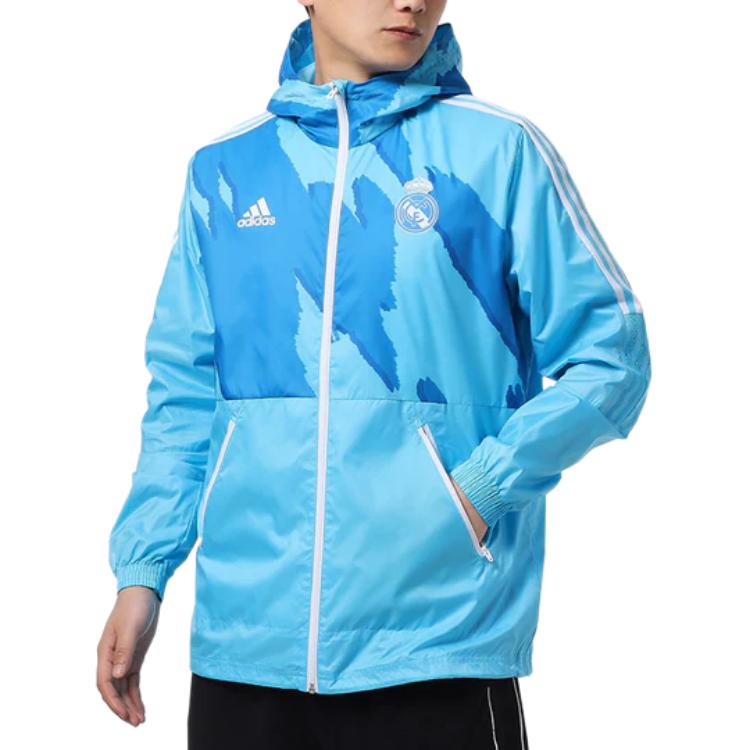 adidas Мужская куртка Реал Мадрид Цвет: Синий Доджер GQ2538