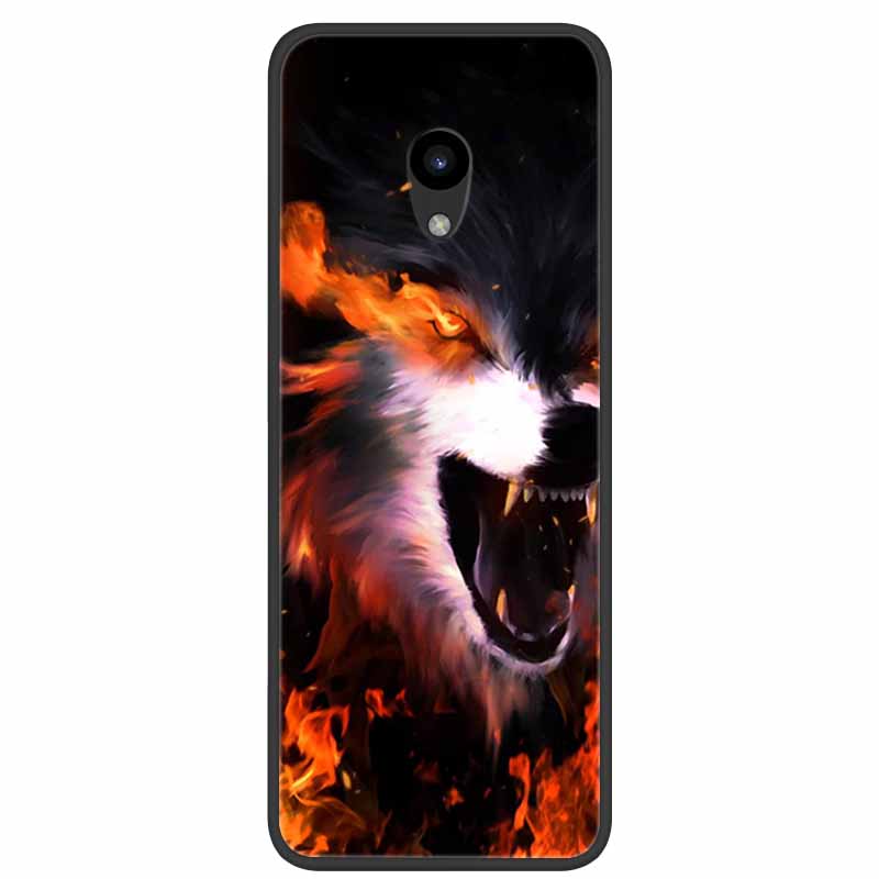 Для чехлов Qin F21 Pro F21Pro Волк Мягкий ТПУ Силикон Ударопрочный Задний Чехол Для Телефона Xiaomi Qin F21 Pro 2.8'' Funda Coque
