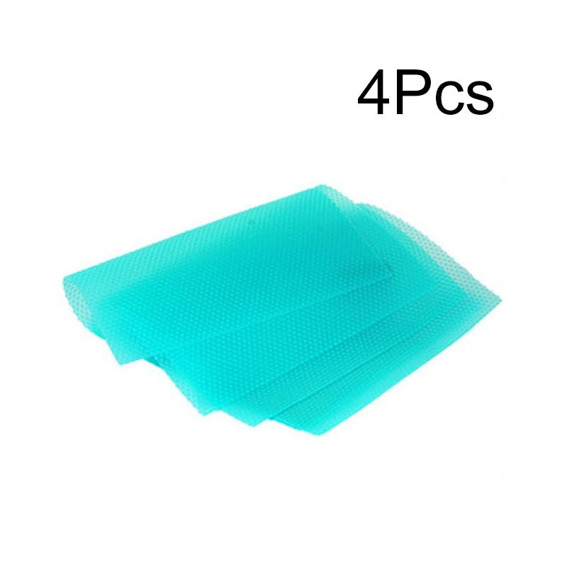 4 шт. анти-масляная плесень моющийся EVA водонепроницаемый коврик для холодильника теплоизоляционный подставка для ящика шкафа салфетка для столовых приборов