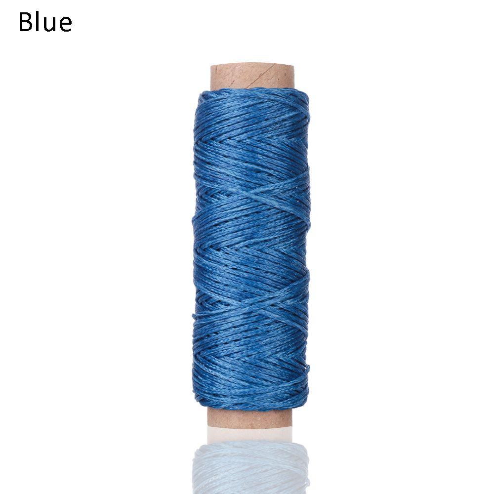 30m/roll Tool Handicraft Flat Hand Stitching Waxed Thread Sewing Line Leather Cord