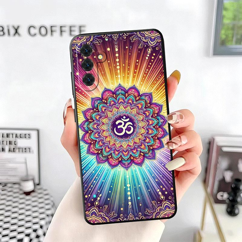 Mandala Chakra Insist Yoga Soft Phone Case for Samsung A17 A37 A57 A16 A26 A36 A56 A15 A25 A35 A55 A14 A24 A34 A54 A13 A23 A33 A