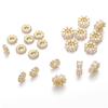 Copper Square Zirconium Wheel Bead For DIY Jewelry Making Craft Accessories