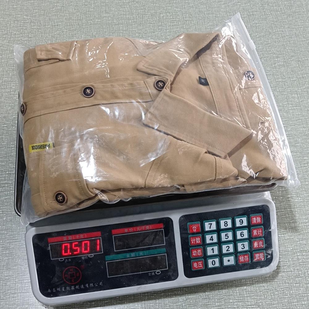 Camel Spring and Autumn New Embroidered European Size Shirt Men's Washed Elastic Pure Cotton Leisure Fashion Business Men's Long Sleeved Shirt